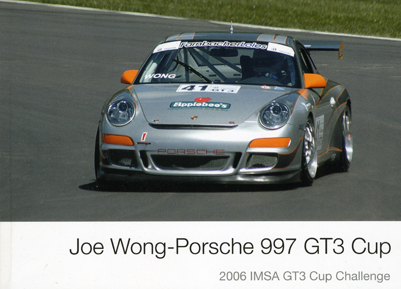  out of the book presented to Joe on his 2006 GT3 Porsche Racing Season